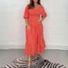 Women's Clothing Summer New Solid Color Hollow U Neck Puff Sleeve Dress Women's Clothing_ecoleips.com
