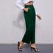 Voya 2026 Summer New Arrival: And Instagram Best-Selling Women's Simple Waist-Cinching Straight-Leg Nine-Tenths Versatile Casual Pants_ecoleips.com