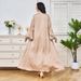 Women's Clothing Muslim Robes Women's Long Skirts Tassel Pendant Dress_ecoleips.com