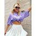Dopamine Retro Loose Versatile Stylish Print 100% Cotton Elegant European And American Short Sleeve T-Shirt Trend_ecoleips.com