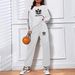 Women's Clothing Women's Thickened Hooded Sweatpants Autumn Winter Fashion Casual Print Suit Elegant Vacation_ecoleips.com