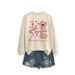 Love Nurse Life Independent Site Fashionable Versatile Fun Women's Loose Autumn And Winter Sweatshirt_ecoleips.com
