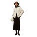 Gentle New Chinese Nional Style Raccoon Knitted Cardigan For Women With Unique Design And Frog Buttons Wool Sweer_ecoleips.com