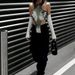 Women's Body Print Crop Top, Fashion Round Neck Sleeveless Shirt For Streetwear And Casual Outfits_ecoleips.com