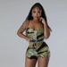 Women's clothing foreign trade sexy suspender jumpsuit, fashionable shorts, party sequined style for women_ecoleips.com
