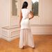 Women's Clothing Middle East Women's Clothing Sleeveless Round Neck Simple Vest Top Tight Hip Long Skirt Daily Casual Suit_ecoleips.com