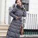 K Long Over-the-knee Cotton Coat For Women; New Style With A Big Fur Collar; Slim-fit And Thickened. No Bag_ecoleips.com