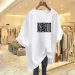 Summer High Quality Women Plus Size T-shirt Casual Harajuku Fashion Cotton Printed T-shirt High Quality Beauty Loose Top T-shirt_ecoleips.com