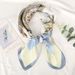 Women's Thin Printed Silk Scarf 70cm Satin Small Square Casual Headscarf For Fashionable Muslim Accessories_ecoleips.com