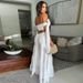 Women's Clothing One Shoulder Tube Top Solid Color Loose Wide Leg Pants Women's Trousers_ecoleips.com