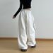 Women's Clothing Autumn Winter New Color Contrast Two Bar Sports Pants Women Straight Loose Casual Workwear Wide Leg Pants Trend_ecoleips.com