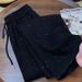 Women's Clothing Glittering Starry Sky Ice Silk Women's Wide Leg Pants Summer Pure Desire Style New High Waist Straight Floor Length Black Trousers_ecoleips.com