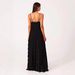 European And American Foreign Trade Women's Backle Pleated Fabric Unique Dre, New Breathable Lace-up Ruffle Long_ecoleips.com