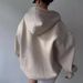K New Fleece Hooded Printed Long-sleeved Basic Versatile Sweatshirt_ecoleips.com
