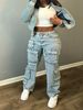 New Cross-Border European And American Women's Fashion Sexy Street Trendy Three-Dimensional Multi-Pocket Cargo Style_ecoleips.com