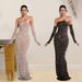 Women's Clothing Fashion Women's Hot Diamond One Line Skirt Dress Long Skirt_ecoleips.com