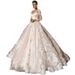 Women's Clothing Long Train Strapless Lace Wedding Dress Backless Sexy Design For Spring_ecoleips.com