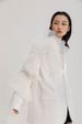 K Mesh Three-dimensional Ruffle Edge Irregular Loose Suit Casual Jacket_ecoleips.com