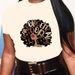 Summer European And American Cross-border Foreign Trade Plus-size T-shirt, Round-neck Casual Loose-fitting Short-sleeve_ecoleips.com