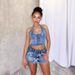 Women's Clothing Summer New Denim Skirt Suit Fashion Design Cross Embroidery Casual Stretch Denim Two Piece Suit_ecoleips.com