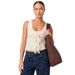 Aria Basics Aria Basics 25 European American Cross-border Hot Girl Style Ruffled Sleeveless With Slim Fit Design And Unique Lace Trim Tank Top_ecoleips.com