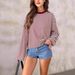 2025 Autumn Relaxed Casual European And American Style Loose Versatile Retro Color-Block Striped Long-Sleeve T-Shirt Top_ecoleips.com