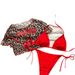 Cherry Blossom Bikini Set – Women’s 3-Piece Adjustable Swimwear With Cover-Up (Red, S-XL) – Sexy & Stylish Beach Outfit_ecoleips.com