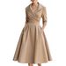 2026 European And American Cross-border Independent Site SHEIN Elegant Satin Spring/autumn Long-sleeve Dress With_ecoleips.com