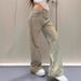 Glam Rhinestone Embellished Straight Leg Jeans - Trendy Girl Style Starry Denim Pants For Women_ecoleips.com