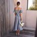 2025 Summer Cross-Border European And American Women's Fashion New Elegant Solid Color V-Neck Sexy High-Waisted Dress_ecoleips.com