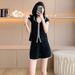 Women's Clothing Summer New Style Hooded Slim Short Sleeve High Waist Shorts Two Piece Suit_ecoleips.com