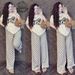 Korean Style Women's Sweet Two Piece Suit Lace Design Short Sleeved Top With Bow Wide Leg Pants Casual Summer Fashion Set_ecoleips.com