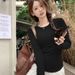 German Velvet Korean-Style Base Layer For Women In Autumn And Winter, Solid Color Long-Sleeved, Slimming, Irregular Desi_ecoleips.com