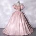 Romantic Pink Tutu Evening Gown – Satin Princess Ballgown For Vocal Performances, Hosting & Special Occasions_ecoleips.com
