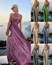 Women's new sexy bust-wrapped gilding party dress INS casual swing dress_ecoleips.com