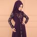 European And American Plus Size Women's Dress Ethnic Style Printed High-Waisted Long Floor-Length Gown Without_ecoleips.com