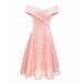 Vintage Printed Hand Spliced Slim Fit Fashion Dress With Lace Bow Detail Women Elegant Party Casual Bodycon Dress_ecoleips.com