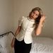 Women's Fashion Silk Jacket Casual Bubble Short-Sleeved Outerwear Best Selling_ecoleips.com