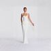 Cross-Border Spring 2026 Women's Slim Fit Fishbone Strap Long Dress Pure Color Bodycon Dress Sexy Style Shoulderless Gown_ecoleips.com