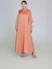 Muslim Dress Women Ethnic Tassel-Sleeve Long Robe – Modest Dubai Abaya Dress With Flowing Silhouette_ecoleips.com