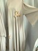 Muslim Women New Loose Large Size Bow Long Robe Dress_ecoleips.com