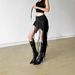 European And American Style 2025 New Women's Clothing Solid Color Slim Fit Street Fashion Low Waist Irregular Skirt Women_ecoleips.com