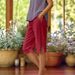 Women's Clothing Casual Loose Pocket Pants Shorts Cotton Linen Elastic Waist New_ecoleips.com
