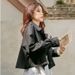2022 New Loose Fit Petite Versatile Autumn Street Style Short Blazer Trench Coat Women's Fashion_ecoleips.com