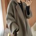 Women's Clothing 200 Pounds Fat MM Woolen Coat Female Long Knee Length Loose Large Size High End Coat Autumn And Winter New Style_ecoleips.com