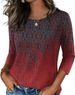 Zeagoo Women's Casual 3/4 Sleeve T-Shirts Round Neck Cute Tunic Tops Basic Tees Blouses Business Work Tee Top_ecoleips.com