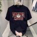 Women's Clothing Men's Summer Trendy Crew Neck T-Shirt Short Sleeve Casual Versatile Loose Top Half Sleeve Shirt_ecoleips.com