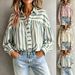 WSIH Striped Collared Shirt Long Sleeve Loose Fit Slimming Top for Women Autumn New Arrival 2026_ecoleips.com