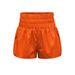 2025s Spring Summer New Women's Clothing Home Elastic High Waist Yoga Quick-Dry Sports Shorts_ecoleips.com