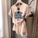 Fruit Green Short Sleeved Shorts Suit For Women New Style Fashionable Hot Selling Summer Leisure Sports Two Piece Suit_ecoleips.com
